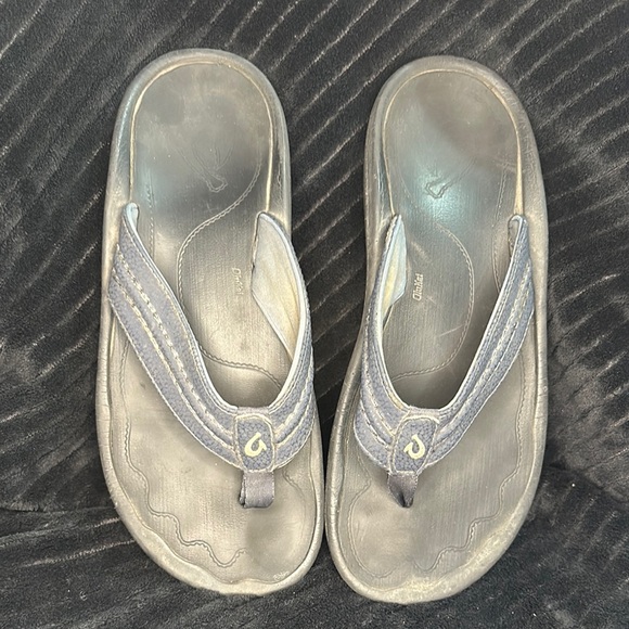 OluKai Other - Men’s Olukai Hokua Quick Drying Beach Sandals Size 12 GUC in Blue Retails $80